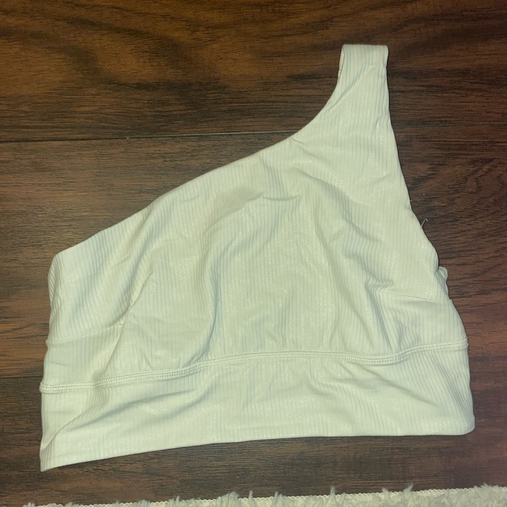 lululemon athletica One-Shoulder White Bra